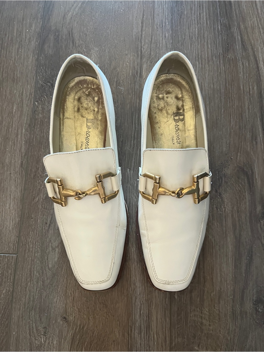 Vintage Italian Leather Horsebit Loafrrs